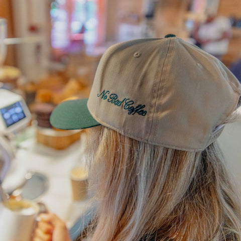 "No Bad Coffee" Baseball Cap