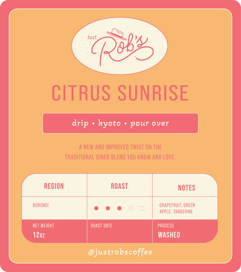 Just Rob's Citrus Sunrise